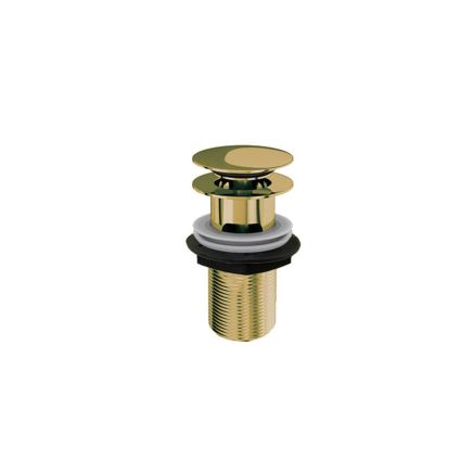 Burlington Gold Click-Clack Slotted Basin Waste