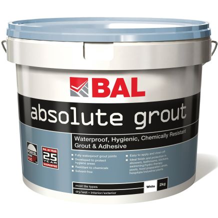 BAL Absolute Epoxy White Grout 2kg