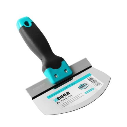 BIHUI Stainless Steel Curved Bucket Scraper 165mm - BU-PTK165