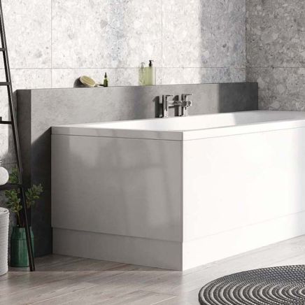 Gloss White End Bath Panel 800mm