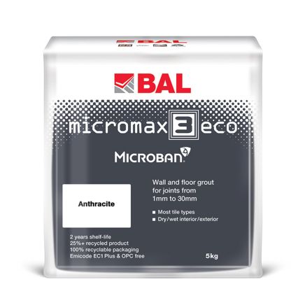 BAL Micromax3 ECO Anthracite Grout 5kg