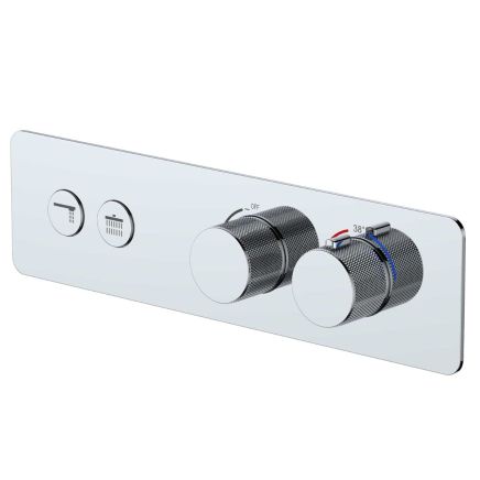 Coach Chrome Thermostatic Dual Outlet Concealed Valve