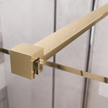 Oxford Gold Shower Screen Extension Support Bar 1200mm