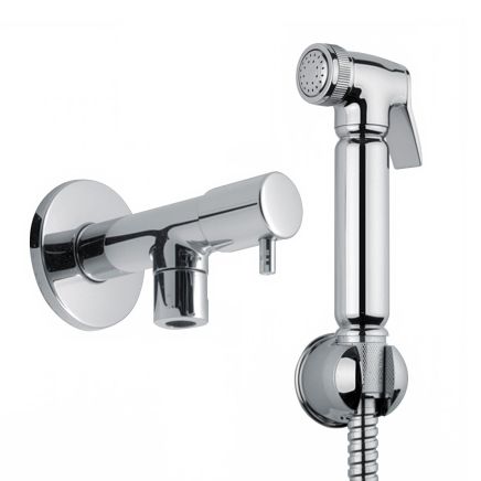Chrome Douche with Manual Isolating Valve