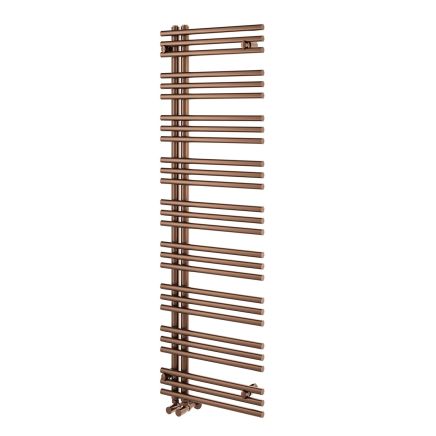 Uzon Brushed Bronze Heated Towel Rail - 1600x500mm