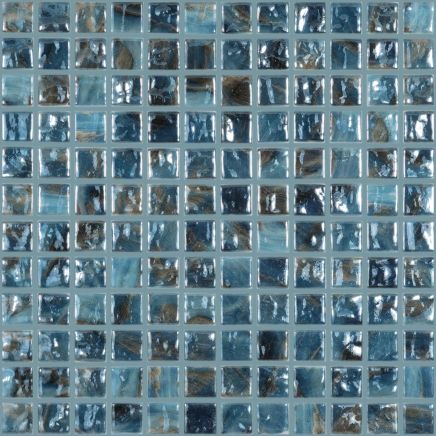 Lull Royal Blue Glass Mosaic Tile 315x315mm