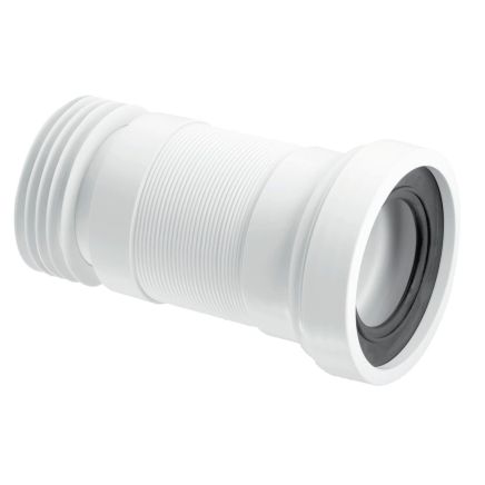 McAlpine 230mm - 440mm Flexible WC Connector - WC-F23R