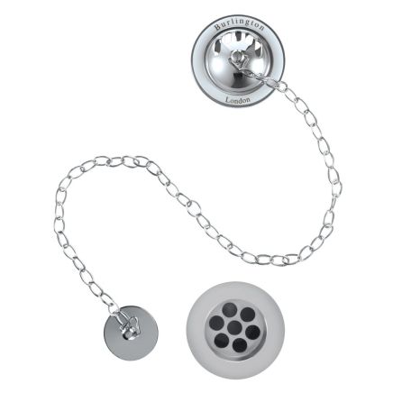 Burlington Chrome Plug & Chain Bath Waste