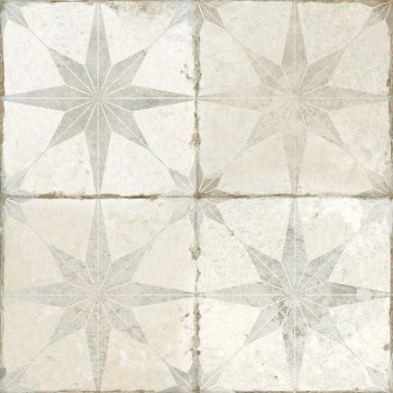 Fired Star White Matt Ceramic Tile 450x450mm