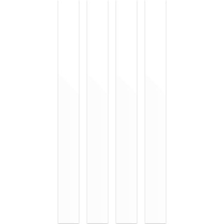 Pristina Matt White Waterproof PVC Ceiling Panel 2700x250mm (Pack of 4)