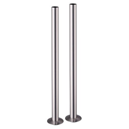 Satin Nickel Pipe Sleeve Kit 300mm