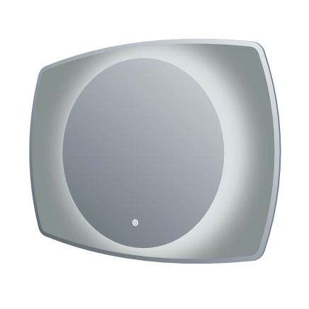 Bailee LED Backlit Mirror with Glass Surround 1000x750mm