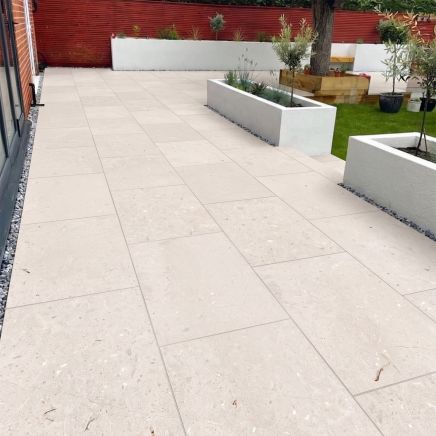 Lagos White Outdoor Matt Porcelain Tile 900x600mm