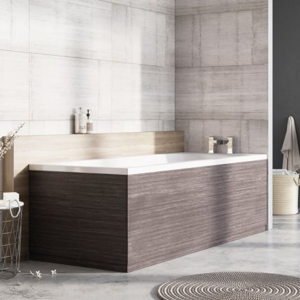 Leached Oak Front Bath Panel 1800mm
