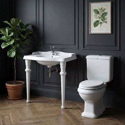 Alaric Traditional Toilet & Console Basin Bathroom Suite