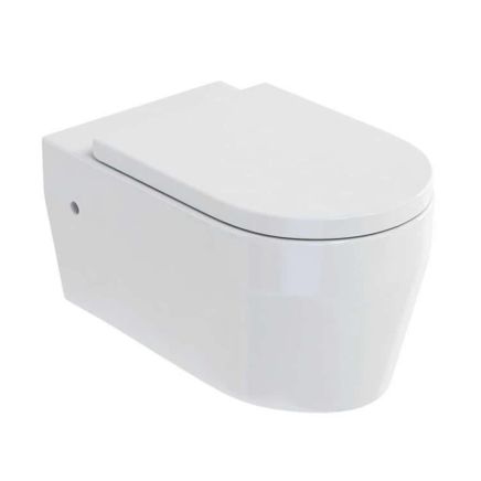 Britton Stadium Wall Hung Toilet with Soft Close Seat