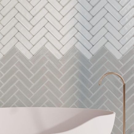 Santa Cruz Base Humo Gloss Brick Tile 200x65mm