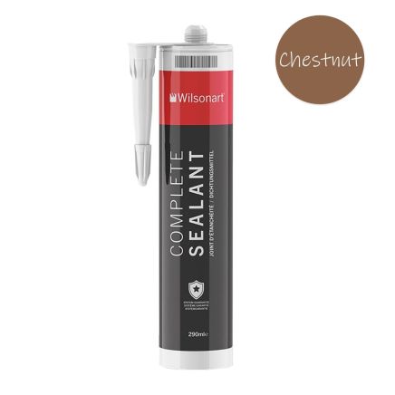 Vero Shower Wall Panel Chestnut Colour Match Silicone Sealant