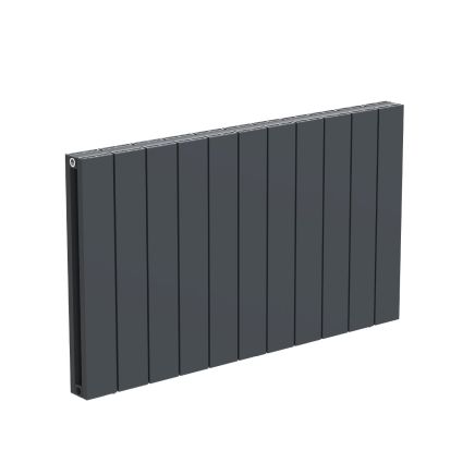 Tesoro Anthracite Textured Double Reversible Aluminium Radiator 600x1045mm