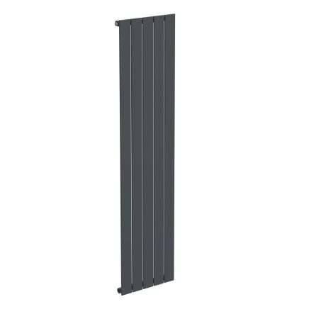 Livio Anthracite Vertical Single Panel Aluminium Radiator 1800x450mm