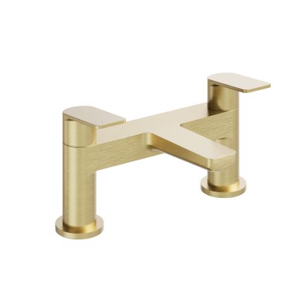 Sora Brushed Gold Bath Filler Tap