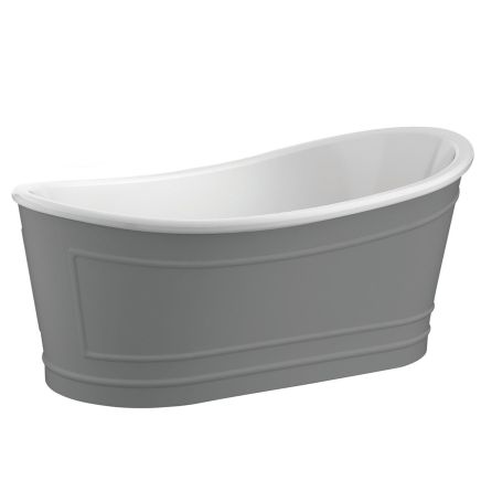 Lake Grey Freestanding Acrylic Bath 1676x900mm