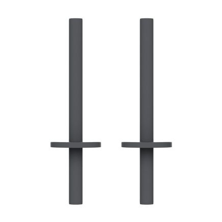 Anthracite Pipe Connector and Collar Kit 200mm