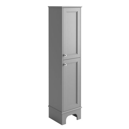 Ferris Light Grey Floor Standing Traditional Tall Storage Cabinet