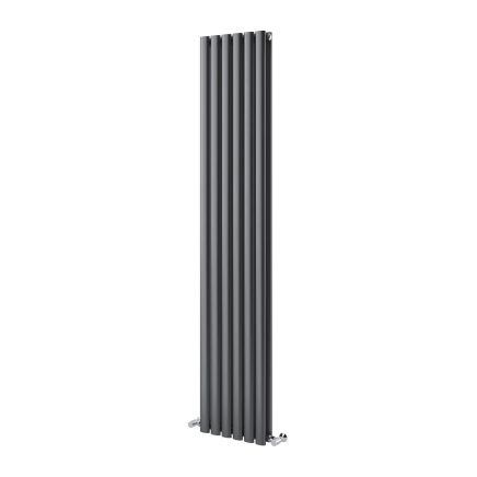  Islington Grey Double Vertical Radiator 1800x350mm
