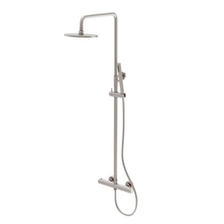 Elora Gunmetal Round Thermostatic Shower Pack