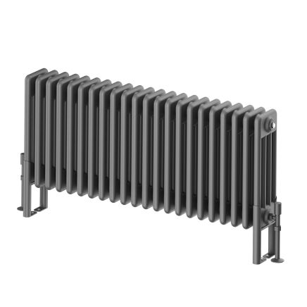 Upton Grey Quadruple Horizontal Column Radiator - 400x1010mm