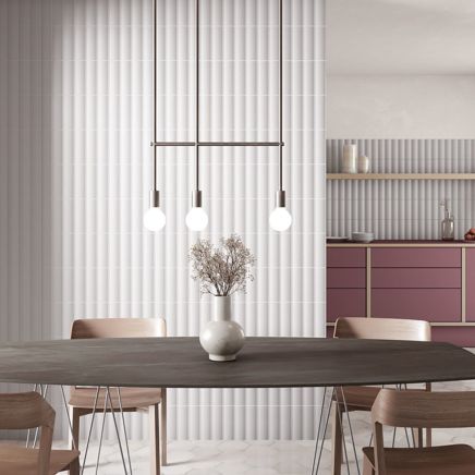 Valencia Out Lunar Grey Gloss Ceramic Tile - 200x65mm