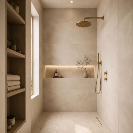 Cortez Beige Stone Porcelain Tile 1200x600mm