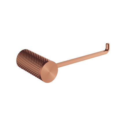 Moray Satin Bronze Knurled Toilet Roll Holder