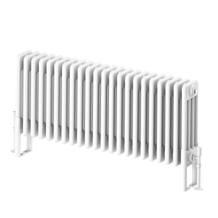 Upton White Quadruple Horizontal Column Radiator - 400x1010mm