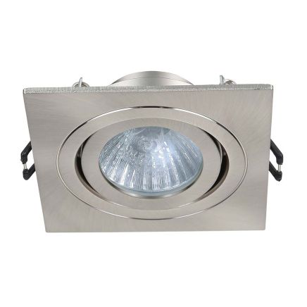 Leo Brushed Nickel Tiltable Square Downlight