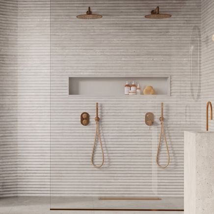 Belmonte Greige Decor Matt Ceramic 900x300mm roomset