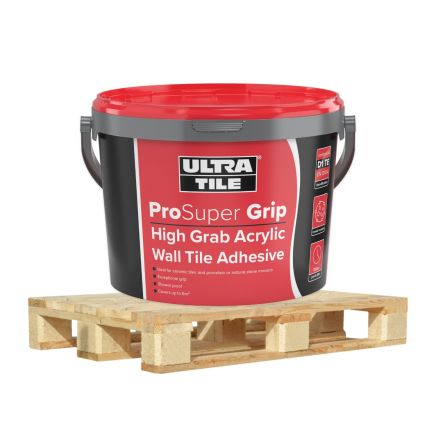 ProSuper Grip Ready Mix Wall Adhesive - 15kg (Pallet Deal - 28 Tubs)
