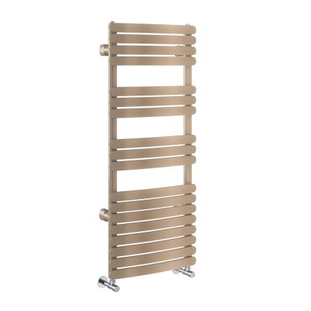 Eventon Brown Metallic Heated Towel Rail 1200x500mm