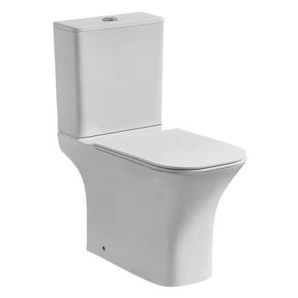 Harrod Close Coupled Rimless Toilet & Soft Close Seat
