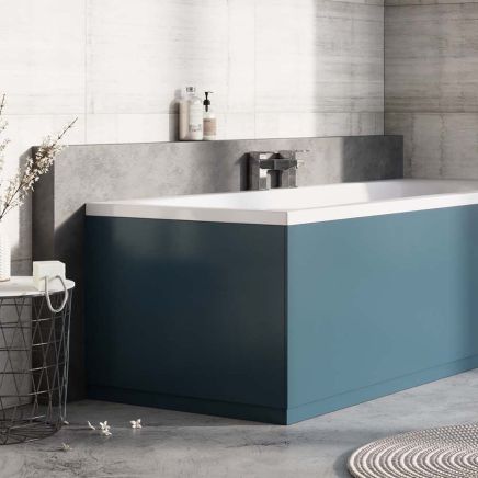 Griffin Petrol Blue End Bath Panel 800mm