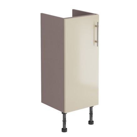 Surrey Mussel Gloss Single Door Fitted Furniture Unit 300mm