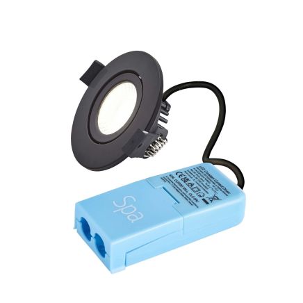 Austin Black 5w LED Tiltable IP65 4000k Downlight