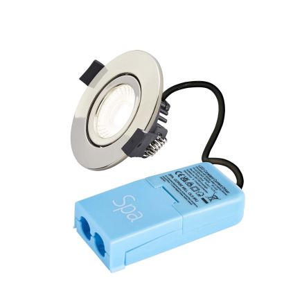 Austin Nickel 5w LED Tiltable IP65 4000k Downlight