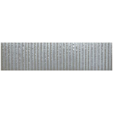 Canillo Grey Gloss Ceramic Brick Tile 300x75mm