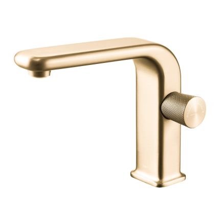Manisa Champagne Gold Basin Mono Tap