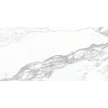Infinite White Marble Gloss Porcelain Tile 600x1200mm
