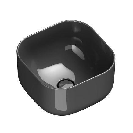 Verity Grafite Gloss Square Countertop Basin