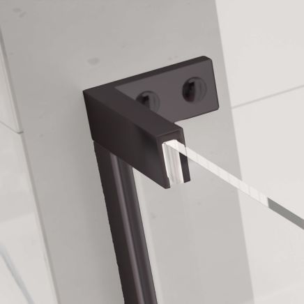 Lanka Matt Black Support Brackets