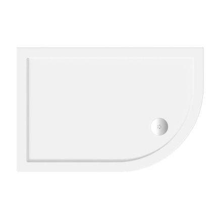 Low Profile Right Hand Offset Quadrant Shower Tray 1100x760mm